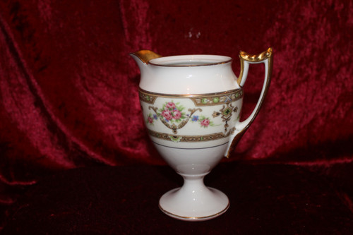 Limoges porcelain tea service with floral design, early 20th century, perfect condition