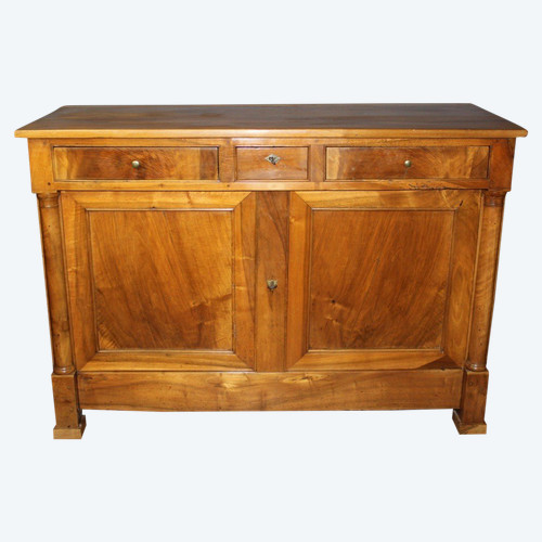 Empire Walnut Half-Column Sideboard XIX