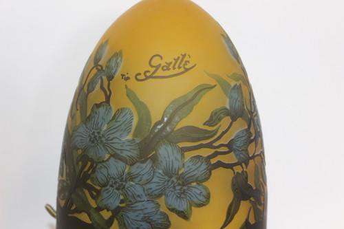 Gallé Tip Mushroom Lamp About 1980