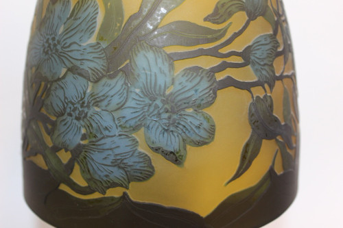 Gallé Tip Mushroom Lamp About 1980