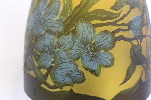 Gallé Tip Mushroom Lamp About 1980