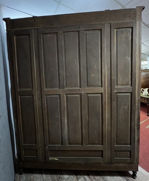 Louis XVI walnut armoire library circa 1850