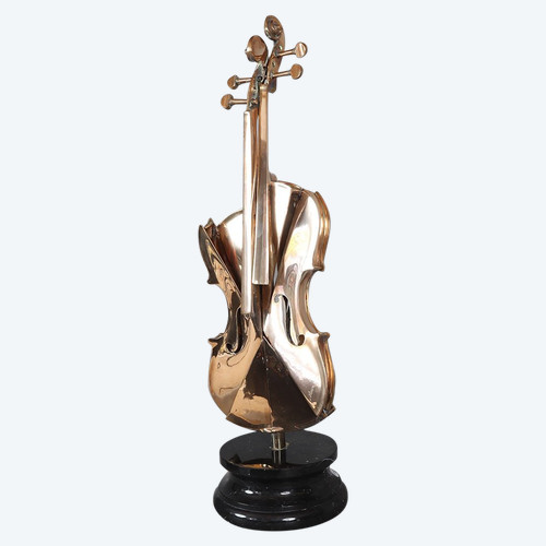 ARMAN 1928/2005, Bronzo dorato, violino Rotshild
