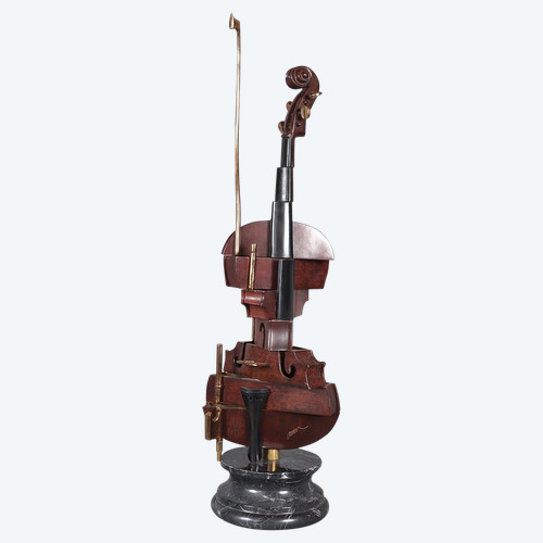 ARMAN 1928/2005, Bronzo, Violino spirale