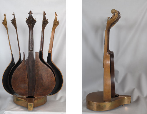 ARMAN 1928/2005, Bronzo, Mandolino ritagliato
