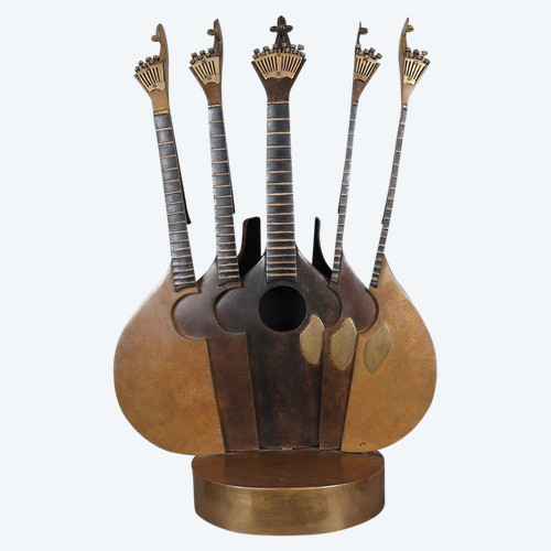 ARMAN 1928/2005, Bronzo, Mandolino ritagliato