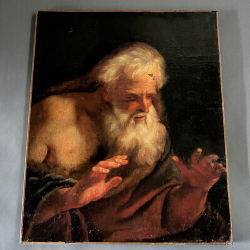 Öl auf Leinwand Porträt eines Mannes Mythologie 17. Jahrhundert