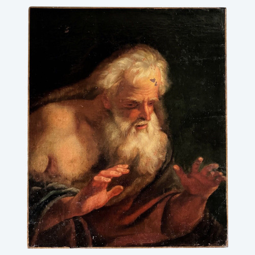 Öl auf Leinwand Porträt eines Mannes Mythologie 17. Jahrhundert