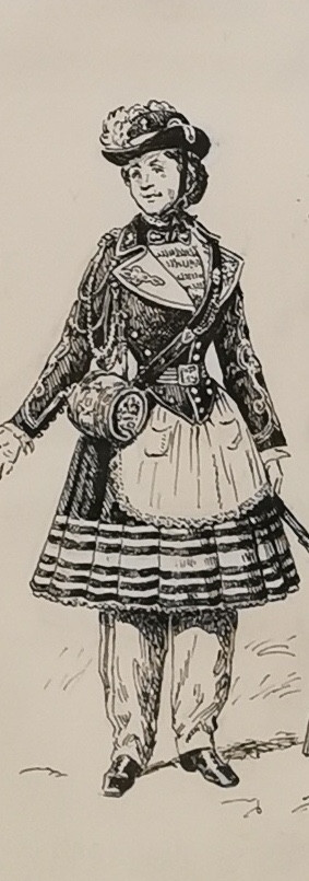 Disegno militare di Lucien ROUSSELOT XX secolo