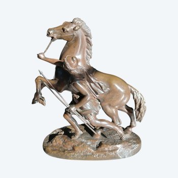 Beautiful bronze statue signed Graux=Marly