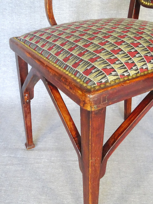 Ensemble Secession , Mundus 1910/1914, un fauteuil et deux chaises, no Thonet