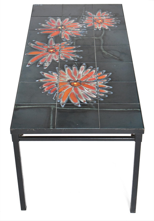 Vintage coffee table model "Les Dahlias" from the 1960s by ADRI Belgium