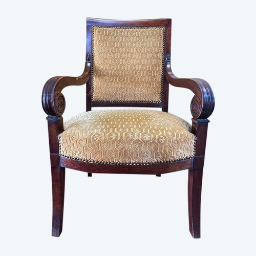 Empire period armchair with crosses