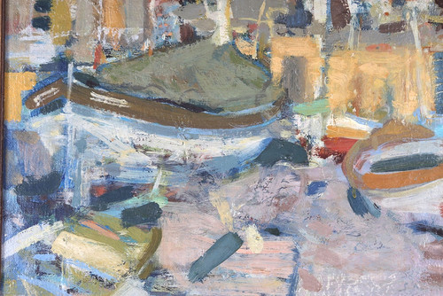 Marine, Eugène BABOULENE 1905/1994, Le port de Toulon