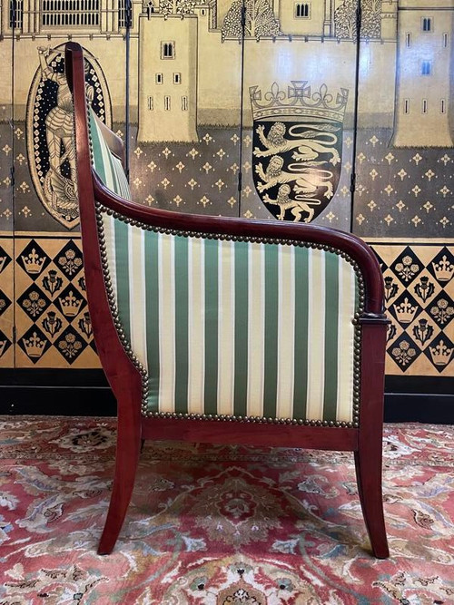 Poltrona - Bergère in mogano di Empire