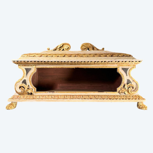 Large Polychrome Reliquary Shrine - 18th Century