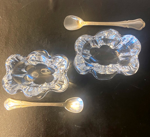 Pair of DAUM salt cellars