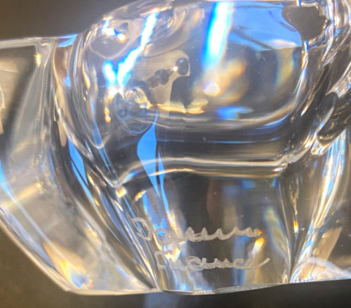 Pair of DAUM salt cellars
