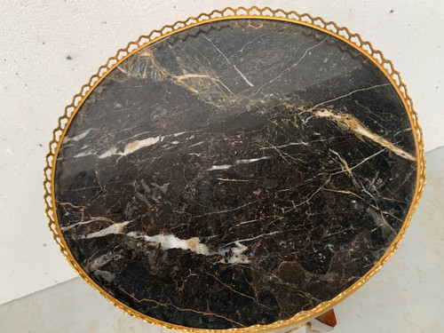 Table a encas de style Transition en marqueterie XX siècle