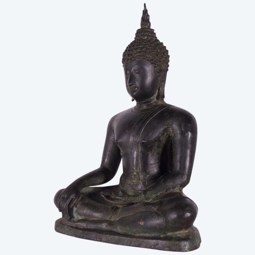Buddha Shakyamuni Ayutthaya in bronzo