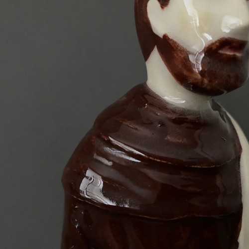 Saint Jean Discalceat Henriot Quimper 20th century earthenware subject