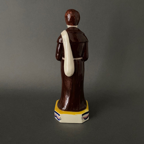 Saint Jean Discalceat Henriot Quimper 20th century earthenware subject