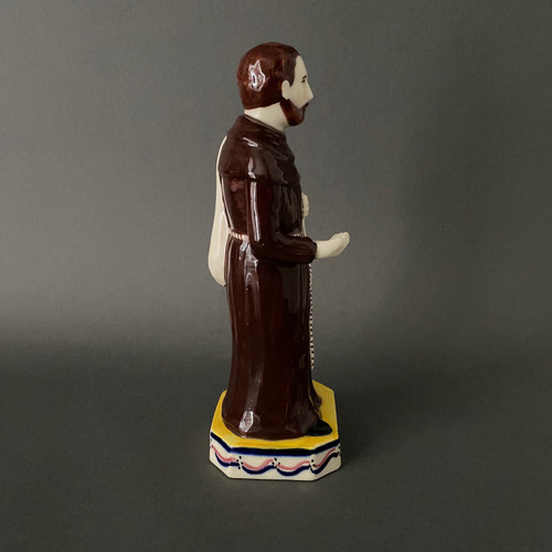 Saint Jean Discalceat Henriot Quimper 20th century earthenware subject