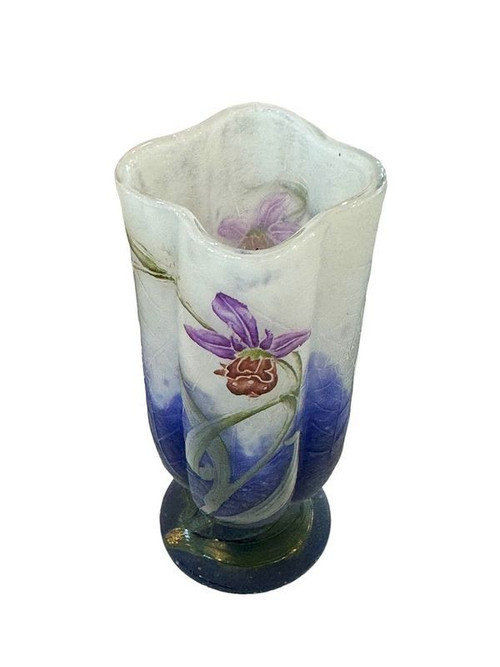 Daum Nancy Vase "Ophrys Abeille"
