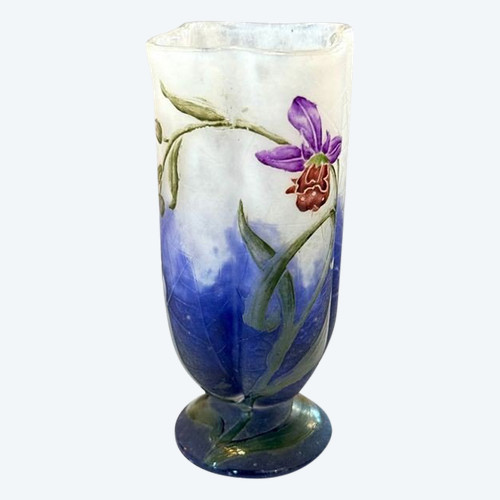 Daum Nancy Vase "Ophrys Abeille"