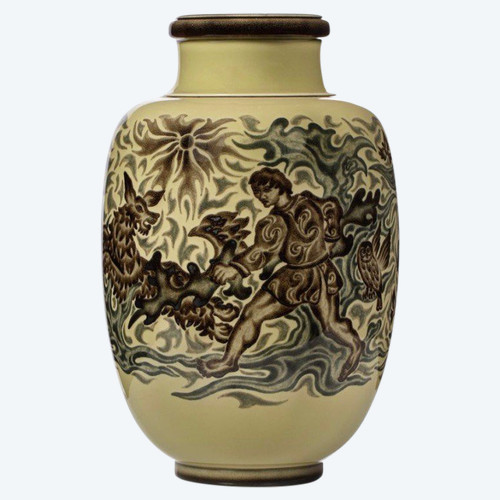 Manifattura di Sèvres, vaso modello “Decœur n°14”, anni '40/'50