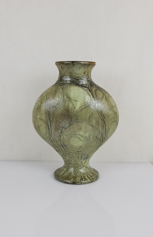 Vase en Grès par Anne Marie Sybesma De Bay Alias Miep