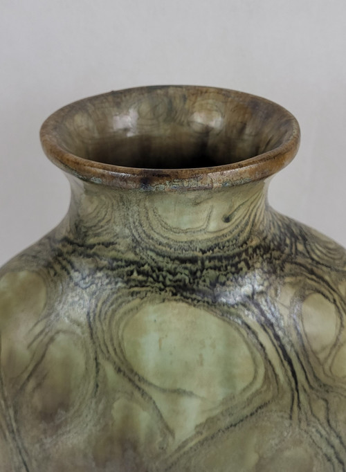Vase en Grès par Anne Marie Sybesma De Bay Alias Miep