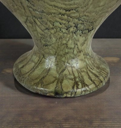 Vase en Grès par Anne Marie Sybesma De Bay Alias Miep
