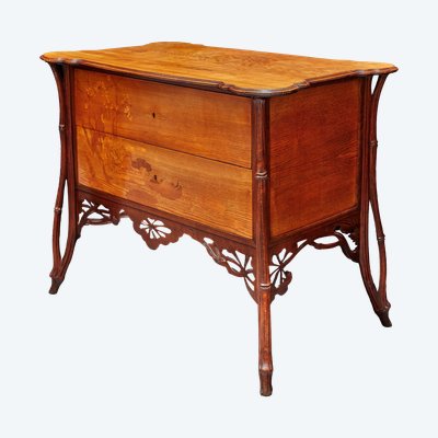 ÉMILE GALLÉ, COMMODE LA BERCE DES PRÈS, Art Nouveau