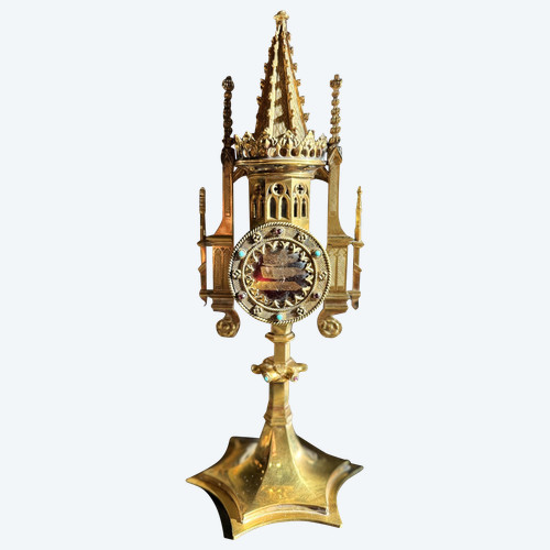 Ostensorio Reliquiario Di San Pietro E Sant'Andrea - XIX Secolo