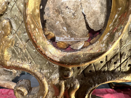 Monstrance Reliquaire De Saint Columbi – XVIIIe    