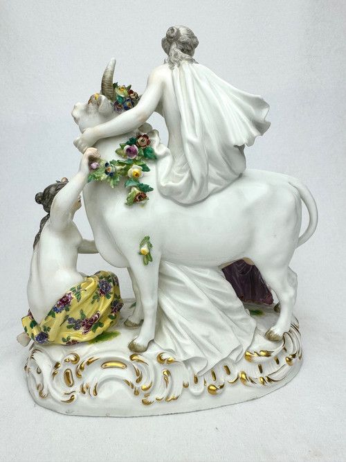 Meissen - Grupe en porcelaine Le enlèvement d'Europe