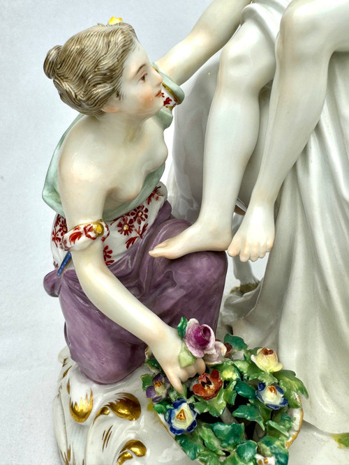 Meissen - Grupe en porcelaine Le enlèvement d'Europe