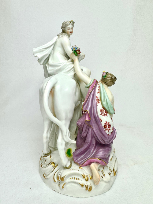 Meissen - Grupe en porcelaine Le enlèvement d'Europe