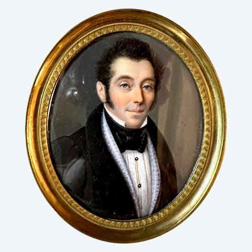 Miniature d'Alexandre Jean Noël, XIXème