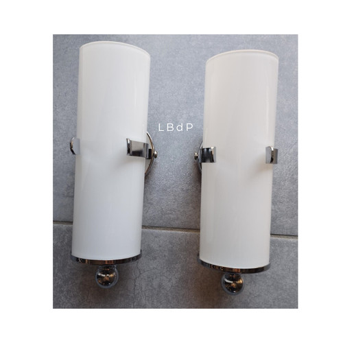 Pair of Spage-Age wall lights from 1970'