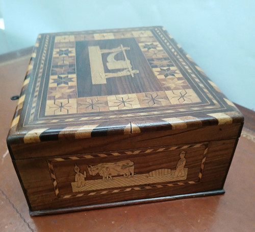 Marquetry box