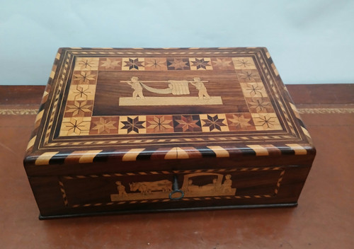 Marquetry box