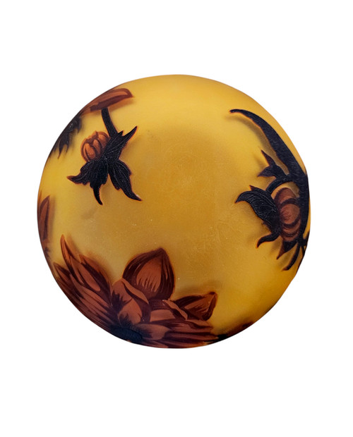Muller Frères Lunéville Pilzlampe "Dahlien"