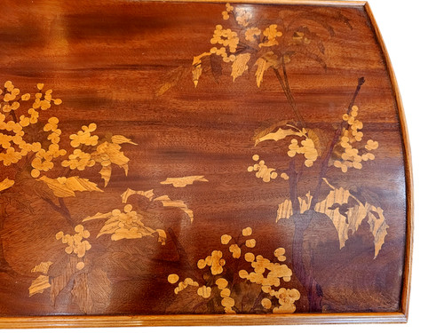 Louis Majorelle Table à Volets Art Nouveau "Sagittaires et Viornes"