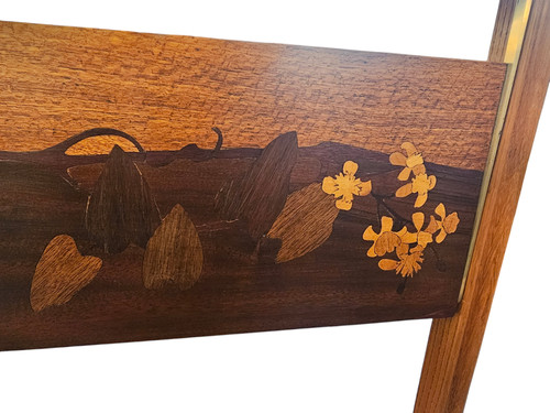 Louis Majorelle Table à Volets Art Nouveau "Sagittaires et Viornes"