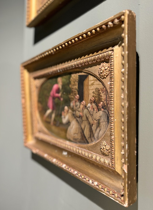 Saint Fiacre al lavoro - XVIII secolo