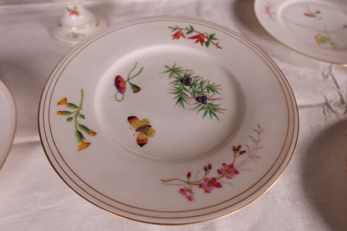 Service de table en porcelaine fin XIX