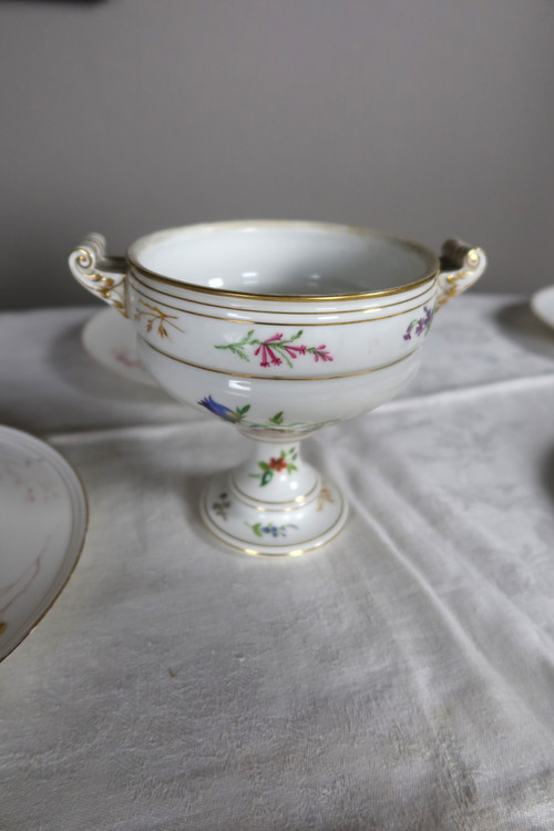 Service de table en porcelaine fin XIX