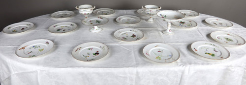 Service de table en porcelaine fin XIX